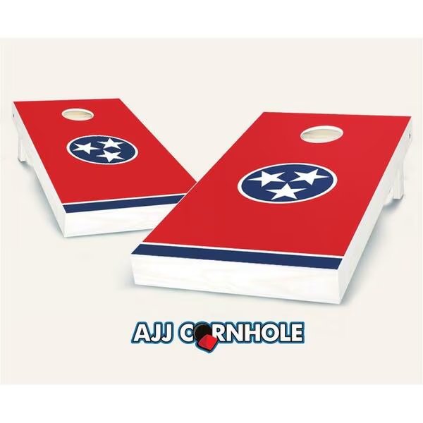 Tennessee Flag Theme Cornhole Set with Bags - 8 x 24 x 48 in., Mkf Collection By Mia K. Farrow, Mfr#: 107-TennesseeFlag